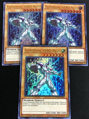YUGIOH ELEMENTAL HERO NEOS DUPO-EN102 ULTRA X3-image