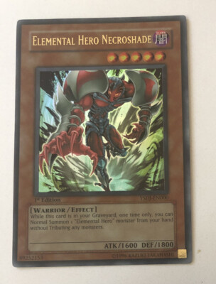 YuGiOh! Elemental Hero Necroshade - YSDJ-EN000 - 1st Edition - Ultra Rare-image