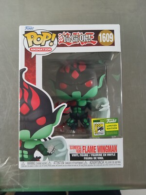 Funko Pop!  Yu-Gi-Oh! - Elemental Hero Flame Wingman 1609 (SDCC 24 LE Exclusive)-image