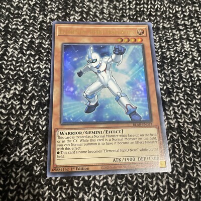 Elemental HERO Neos Alius - Ultra Rare 1st Edition BLAR-EN053 - NM - YuGiOh-image