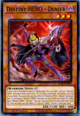 Destiny HERO - Denier MP22-EN199 Yu-Gi-Oh! Light Play-image