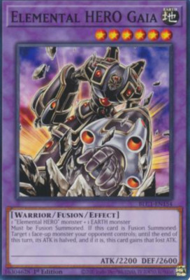 1X NM Elemental HERO Gaia - BLC1-EN154 - Common 1st Edition-image