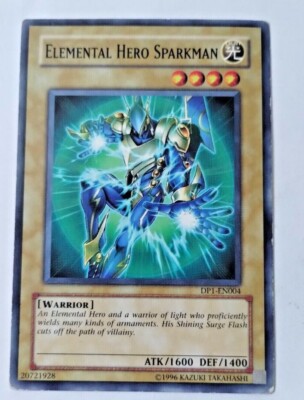 Yu-Gi-Oh Elemental Hero Sparkman Duelist Pack 1: Jaden Yuki DP1-EN004 Unlimited-image