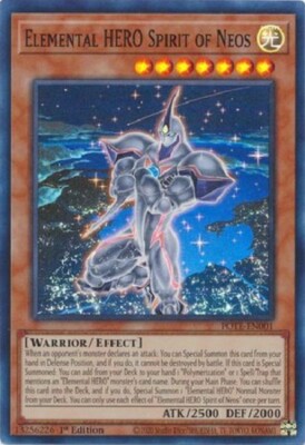 ( ELEMENTAL HERO SPIRIT OF NEOS ) - Super Rare - POTE-EN001 - 1st NM - Yu-Gi-Oh-image