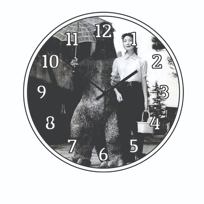 Funny Godzilla Going to Lunch Photo Art Wall Clock art 3 size choices-image