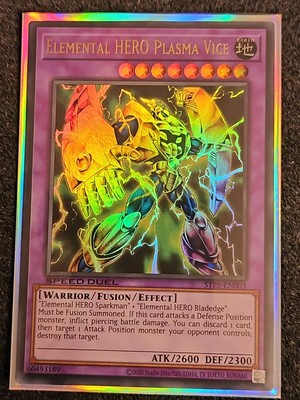 YuGiOh Elemental HERO Plasma Vice STP5-EN003 Ultra Rare NM Speed Duel Tournament-image