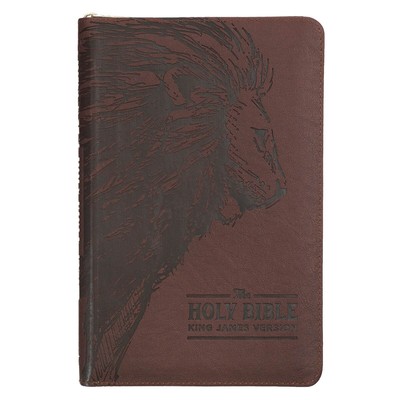 KJV Holy Bible, Standard Size Faux Leather Red Letter Edition Thumb Index,-image
