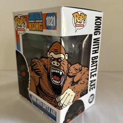 Funko Pop Movies Godzilla Vs Kong Battle Axe 1021 Custom Artwork COA protector-image