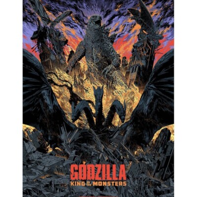 Kilian Eng Godzilla King of Monsters English Screen Print Ghidorah Kong Nt Mondo-image