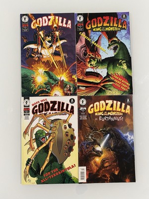 Lot of 4 Godzilla King Of The Monsters Dark Horse Comics 1995 #2,4,5,13 VF-image