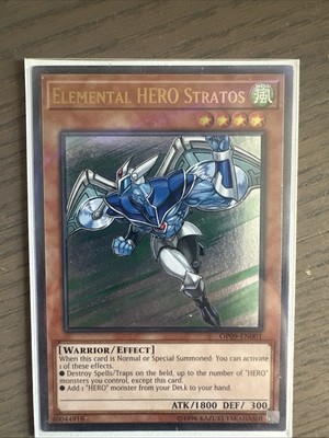 Yugioh Elemental HERO Stratos OP09-EN001 Ultimate Rare NM-image