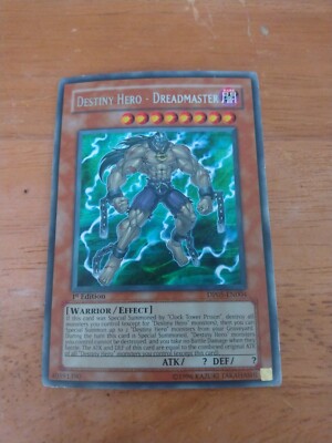 Destiny HERO - Dreadmaster DP05-EN004 1st Edition Yu-Gi-Oh! Card Lightly Played-image