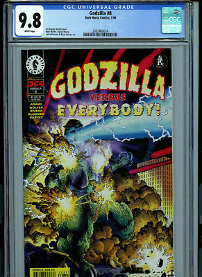 Godzilla #8 CGC 9.8 NM/MT 1996 Dark Horse Comics K17-image