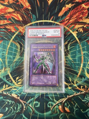 Yu-Gi-Oh! TCG Elemental Hero Shining Phoenix Enforcer Enemy of Justice EOJ PSA 8-image