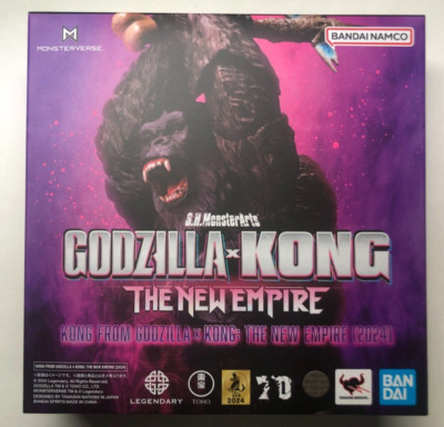 S.H.MonsterArts Kong From GODZILLA x KONG THE NEW EMPIRE Figure 2024 BANDAI-image