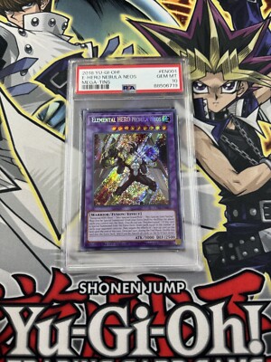 2018 Yu-Gi-Oh! Elemental Hero Nebula Neos Mega-Tins PSA GEM MT 10-image