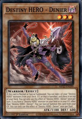 Yu-Gi-Oh! Destiny HERO - Denier MP22-EN199 Common NM-image