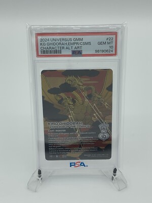 King Ghidorah Emperor Of The Cosmos Alt Art GEM MINT PSA 10 Universus-image