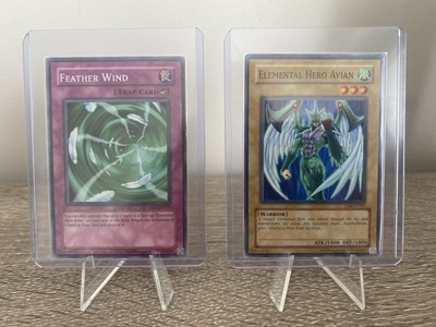 Elemental Hero Avian + Feather Wind TLM-EN001 + DP1-EN029 Yu-Gi-Oh Common + Rare-image