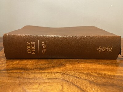 Holy Bible King James Version KJV LDS Brown 1979 ~  9 1/2 x 6 1/2     EXCELLENT!-image