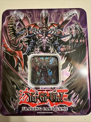 Upper Deck Yu-Gi-Oh 2007 Holiday Destiny Hero-Plasma Tin-opened Box-image
