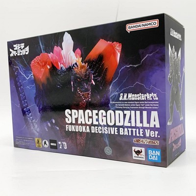 Unboxing Bandai Godzilla Vs Space S.H.Monsterarts Monster Arts Fukuoka Battle Ve-image