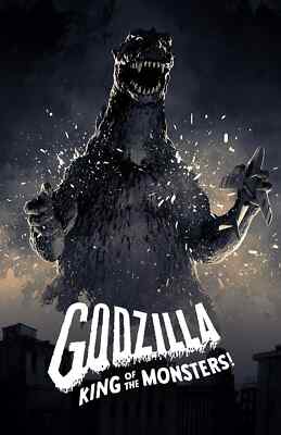 Godzilla King of the Monsters By Ishiro Honda 1956 Movie Poster-image