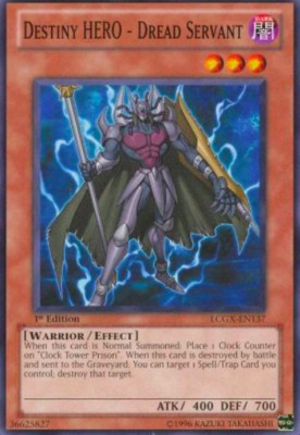 1X NM Destiny Hero - Dread Servant - LCGX-EN137 - Common 1st Edition-image