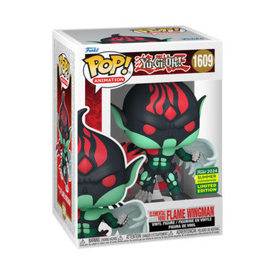 Funko Pop! Elemental Hero Flame Wingman - Yu-Gi-Oh! 1609 (SDCC 2024 Exclusive)-image
