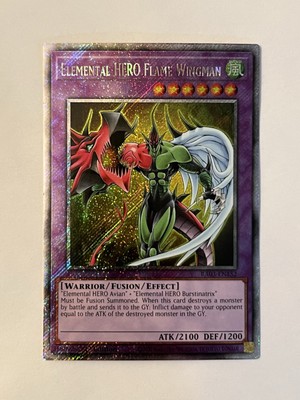 Elemental HERO Flame Wingman (Platinum Secret Rare) RA03-EN152 Quarter...-image