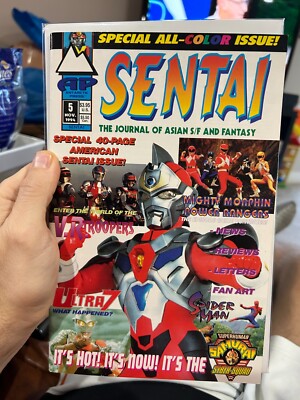 SENTAI #5 Antarctic Press 1st unofficial Appearance Mothra 1994 HIGH GRADE-image