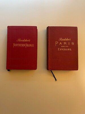 Baedeker's France - Paris and Environs 1896 & Northern Frace 1899-image