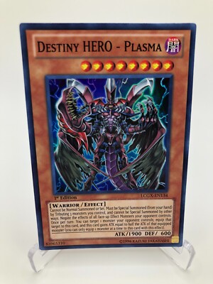 1st Edition Destiny Hero - Plasma LCGX-EN134 Near Mint Super Rare-image