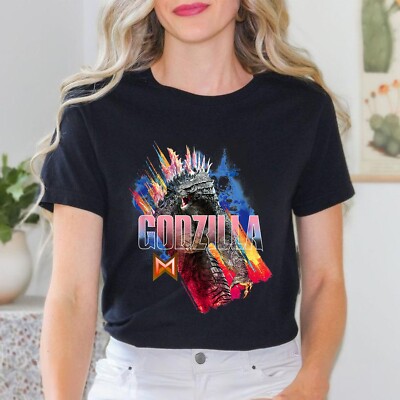 The New Empire Officially Licensed Godzilla Retro Kaiju Art T-shirt-image