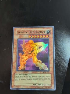 Yu-Gi-Oh Elemental Hero Bladedge EEN-EN007 Super Rare NM-image