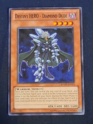 Yugioh! Destiny HERO - Diamond Dude - RYMP-EN033 - Common - 1st Edition Near Min-image