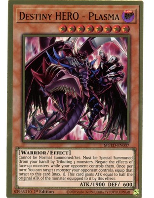 YGO MGED-EN007 PGR Destiny HERO - Plasma MGED-EN007 Yu-gi-oh-image