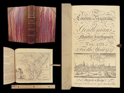 1757 Colonial USA MAP 1ed Choctaw INDIANS GEORGIA & Carolina Colonies Americana-image