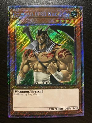 Elemental HERO Wildheart RA03-EN157 - 1st Ed - Platinum Secret Rare - Near Mint!-image