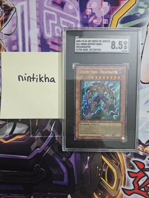 Destiny Hero - Dreadmaster EOJ-EN004 Enemy of Justice 1st Edition SGC 8.5 -image