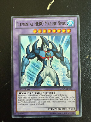 Elemental HERO Marine Neos LCGX-EN062 Yu-Gi-Oh Legendary Collection 2-1st...-image