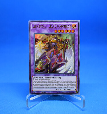 Yu-Gi-Oh! Elemental HERO Grandmerge [DUPO-EN004] Ultra Rare 1st Ed NM-image