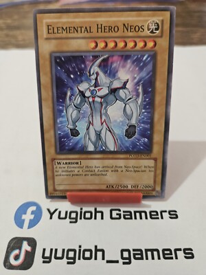 Yu-Gi-Oh Elemental Hero Neos POTD Unlimited Common Light Played -image