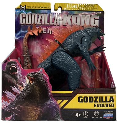 Playmates Godzilla x Kong The New Empire 6” GODZILLA EVOLVED Figure New 2024-image
