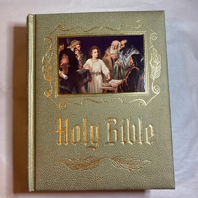 Holy Bible Heirloom Master Reference Edition King James Version Red Letter 1971-image