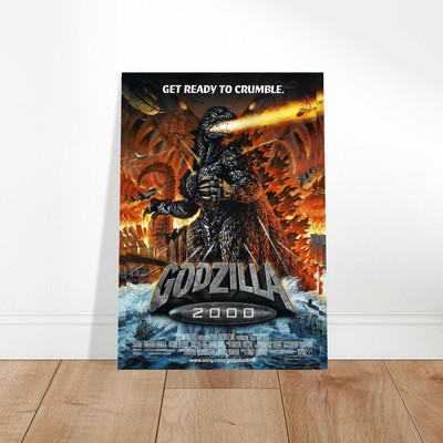 Godzilla 2000 Movie Poster - Classic Monster Film Wall Art-image