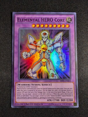 Yugioh - Elemental HERO Core SHVI-ENSE2 Limited Edition Super Rare NM-image