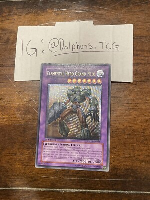 Elemental Hero Grand Neos Ultimate Rare Strike of Neos STON 1st Edition Yugioh-image