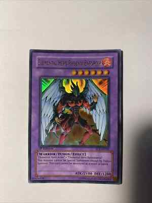 Yu-Gi-Oh! Elemental Hero Phoenix Enforcer 1st Edition EOJ-AE032 Asian English-image