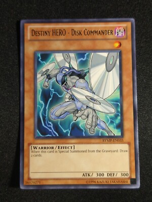Yu-Gi-Oh! Destiny HERO - Disk Commander RYMP-EN035 Unlimited Rare NM-image